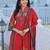 Women Ethnic Motifs Printed Regular Thread Work Kurta with Trousers & With Dupatta
