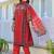 Women Ethnic Motifs Printed Regular Thread Work Kurta with Trousers & With Dupatta