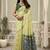 Lemon cotton woven zari border patola pallu with fancy tassels casual wear saree