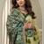 Lemon cotton woven zari border patola pallu with fancy tassels casual wear saree