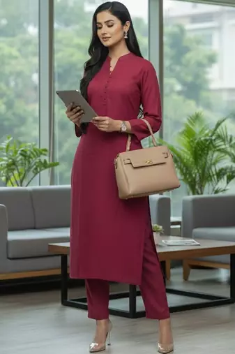 Women Regular Kurta with Trousers