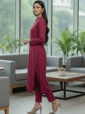 Women Regular Kurta with Trousers 6