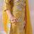 Women Floral Printed Regular Thread Work Kurta with Trousers & With Dupatta