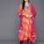 Women Yoke Design Panelled Thread Work Kurta with Trousers & Dupatta