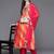 Women Yoke Design Panelled Thread Work Kurta with Trousers & Dupatta