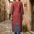 Women Ethnic Motifs Printed Regular Chanderi Silk Kurta with Trousers