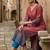 Women Ethnic Motifs Printed Regular Chanderi Silk Kurta with Trousers