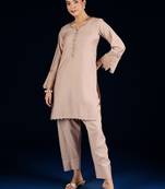 Women Solid Kurti with Trousers