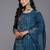 Embroidered Thread Work Chanderi Silk Kurta With Trousers & Dupatta