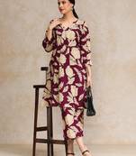 Women Floral Printed Regular Pure Cotton Kurta Set