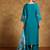 Women Floral Embroidered Regular Thread Work Pure Cotton Kurta with Trousers & With Dupatta