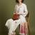Women Floral Embroidered Regular Thread Work Pure Cotton Kurta with Trousers & With Dupatta