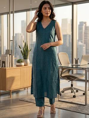 Women Regular Kurta with Trousers 1