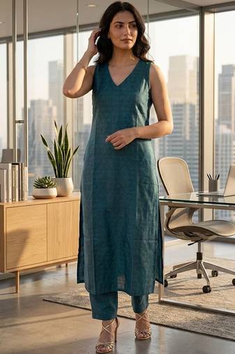 Women Regular Kurta with Trousers