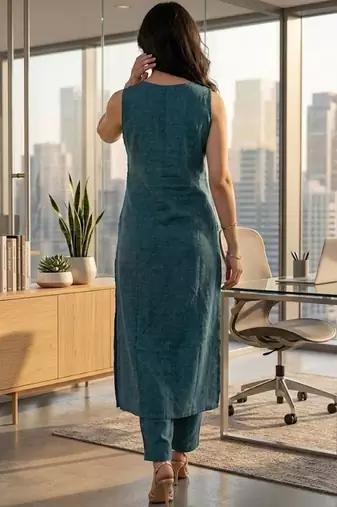 Women Regular Kurta with Trousers