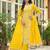 Floral Embroidered Notch Neck Pure Cotton Kurta With Trousers & Dupatta