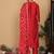 Maroon Paisley Embroidered Regular Sequinned Kurta With Trouser With Dupatta