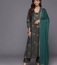 Women Ethnic Motifs Printed Gotta Patti Kurta with Trousers & With Dupatta