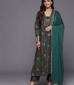 Women Ethnic Motifs Printed Gotta Patti Kurta with Trousers & With Dupatta