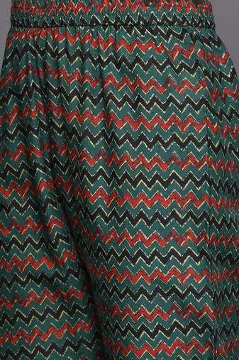 Women Ethnic Motifs Printed Gotta Patti Kurta with Trousers & With Dupatta