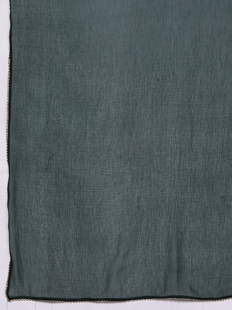 Women Ethnic Motifs Printed Gotta Patti Kurta with Trousers & With Dupatta