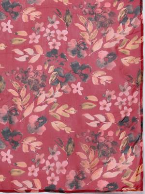 Regular Silk Crepe Kurta with Trousers & Dupatta 5