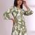Floral Printed V-Neck Pure Cotton Straight Kurta With Trousers