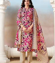 Women Floral Printed Regular Mirror Work Kurta with Trousers & With Dupatta