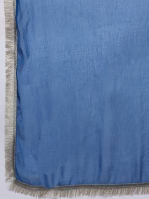 Bandhani Embroidered Sequinned Silk Georgette Republic Day Kurta With Trousers & Dupatta 5