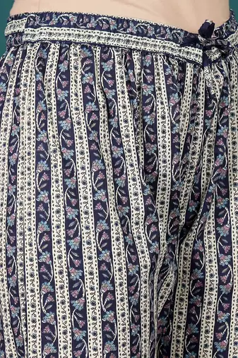 Women Ethnic Motifs Printed Regular Pure Cotton Kurta with Trousers & With Dupatta