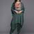 Embroidered Thread Work Pure Silk Fusion Kurta with Dhoti Pants