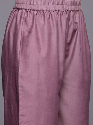 Floral Embroidered Sequinned Kurta With Palazzos & Dupatta 4