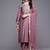 Floral Embroidered Sequinned Kurta With Palazzos & Dupatta