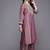 Floral Embroidered Sequinned Kurta With Palazzos & Dupatta