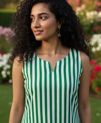 Women Printed Regular Kurta with Trousers 3