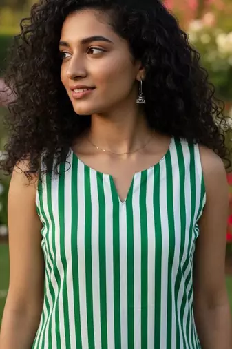 Women Printed Regular Kurta with Trousers