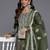 Ethnic Motif Thread Embroidered Kurta with Embroidered Trousers & Dupatta