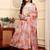 Women Printed Empire Kurta with Trousers & With Dupatta
