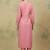 Women Floral Regular Thread Work Kurta with Trousers & With Dupatta