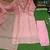 Beautiful pastel pink intricate floral embroidered kota doriya kurti pant suit set