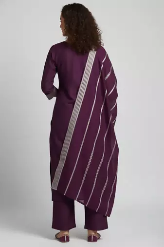 Women Regular Kurta with Palazzos & With Dupatta