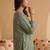 Women Ethnic Motifs Embroidered Regular Mirror Work Kurta with Trousers & With Dupatta