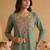 Women Ethnic Motifs Embroidered Regular Mirror Work Kurta with Trousers & With Dupatta