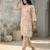 Floral Printed Pure Cotton Straight Kurta with Palazzos