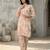 Floral Printed Pure Cotton Straight Kurta with Palazzos