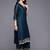 Ethnic Motifs Embroidered Zari Kurta With Palazzos & Dupatta
