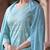 Floral Yoke Design Regular Mirror Work Pure Cotton Kurta with Trouser & Dupatta