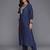 Floral Embroidered Thread Work Kurta with Trousers & Dupatta