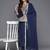 Floral Embroidered Thread Work Kurta with Trousers & Dupatta