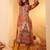 Women Ethnic Motifs Printed Regular Thread Work Chanderi Silk Kurta with Trousers